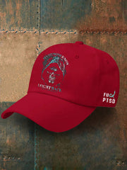 Unisex PTSD Awareness Veteran Printed Hat