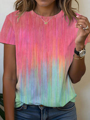 Women's Breast Cancer Awareness Print T-Shirt