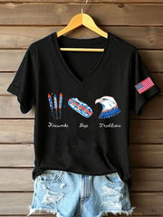 Women's 8647 FDT Printed T-shirt