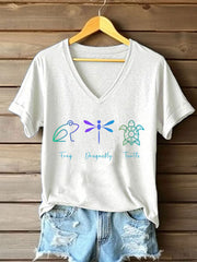 Women's 8647 FDT Stay Salty And Resist Printed T-shirt