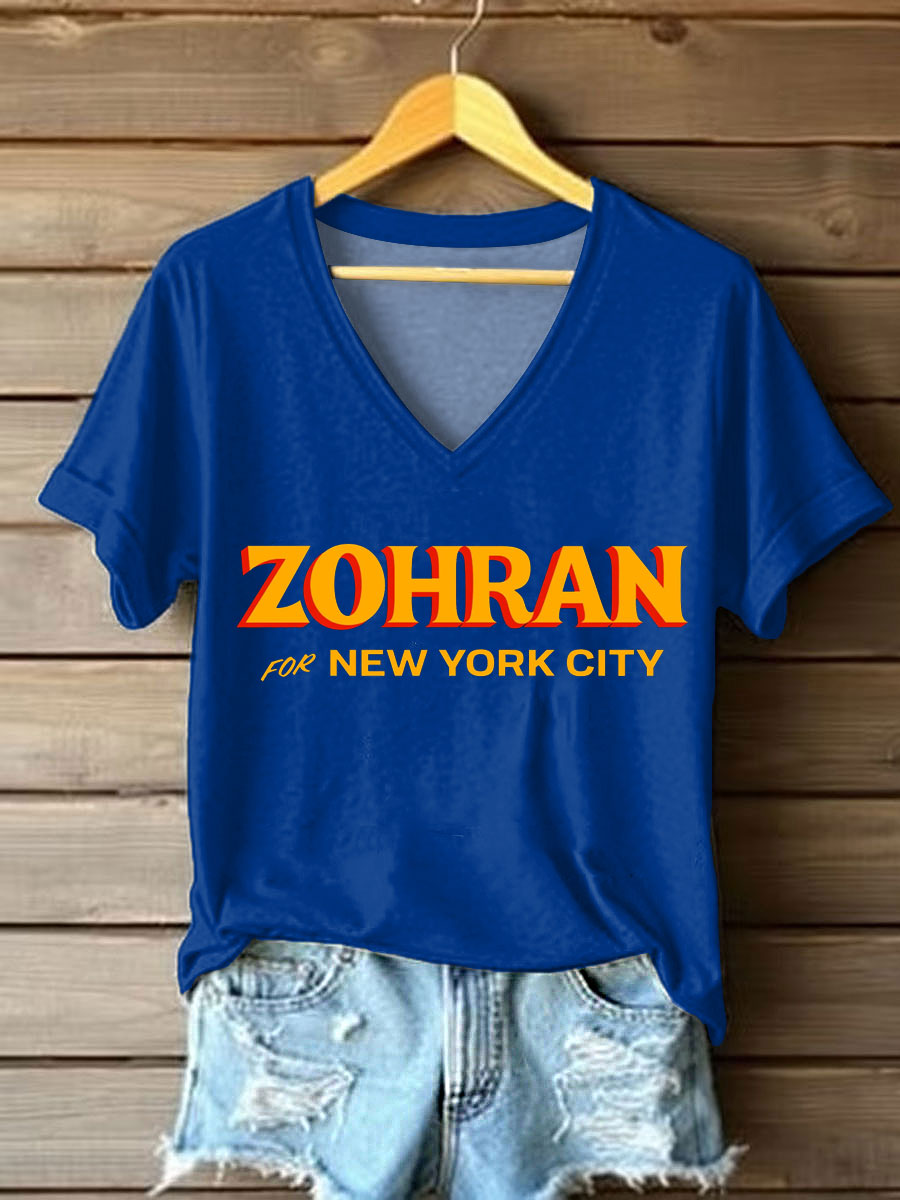 Women's 8647 New York City Printed T-Shirt