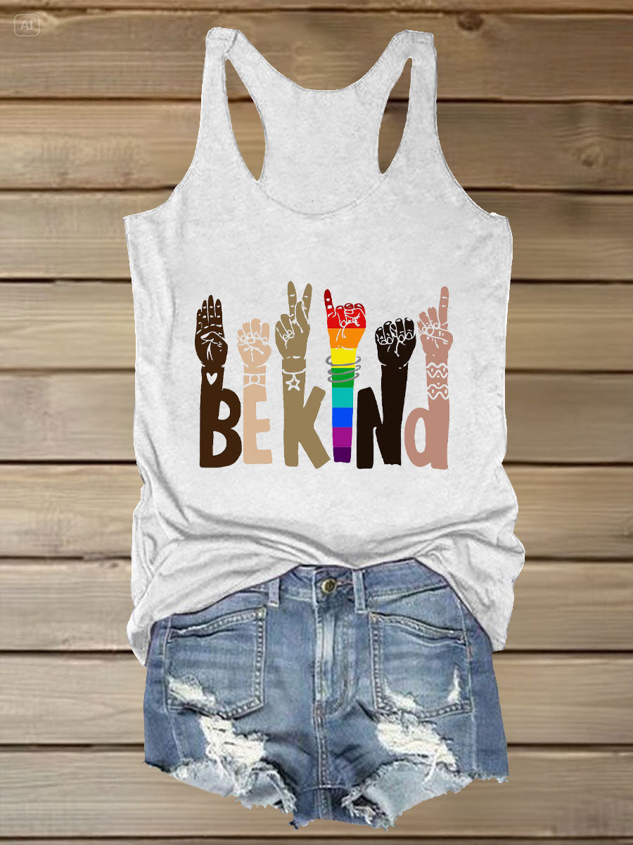 Women's 8647 FDT Be Kind Printed Vest