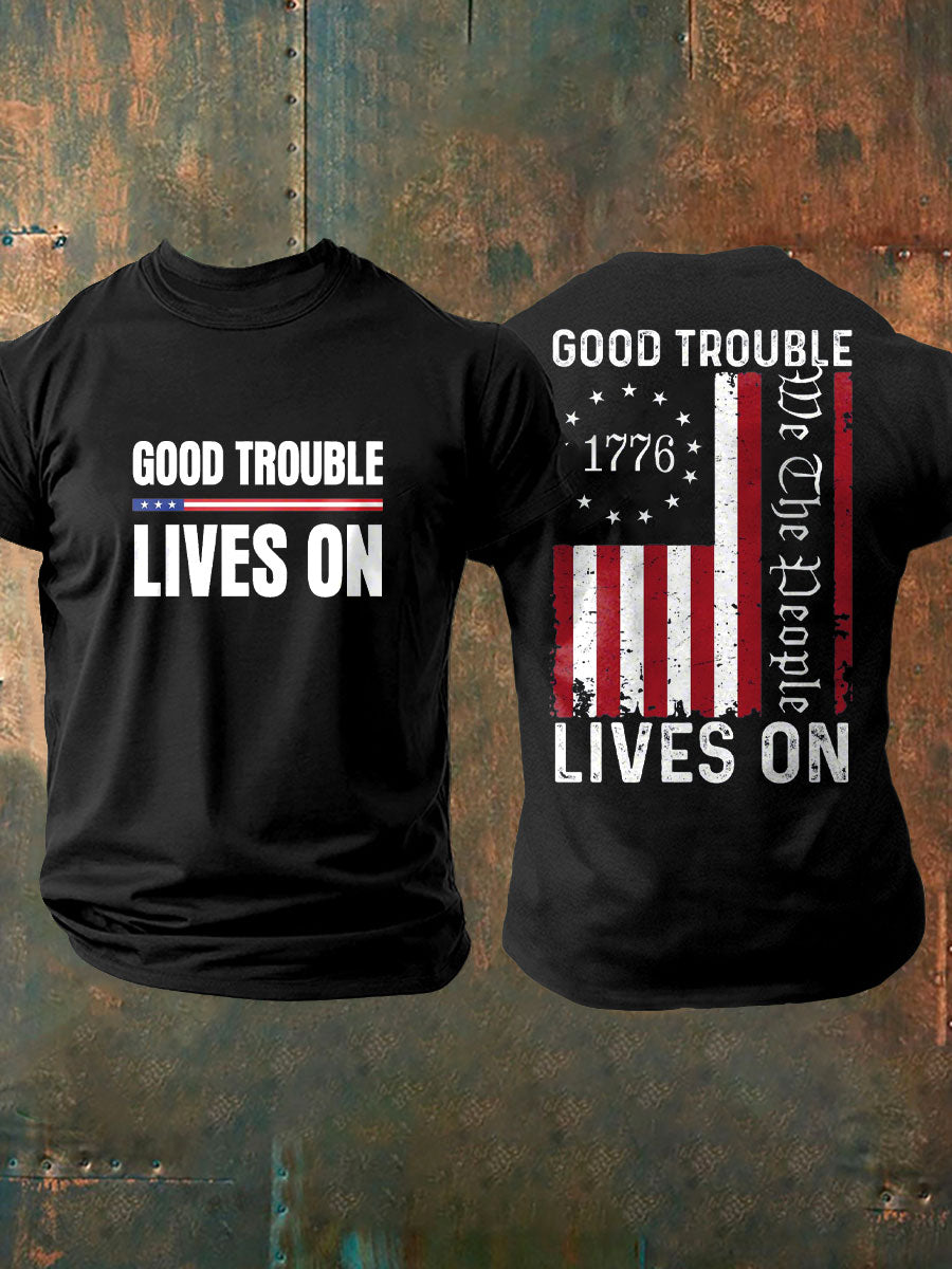 Men's 8647 FDT Good Troube Lives On Printed T-shirt