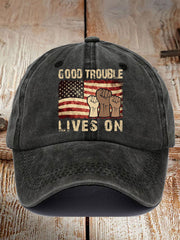 Unisex 8647 FDT Good Trouble Lives On Print Hat