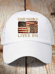 Unisex 8647 FDT Good Trouble Lives On Print Hat