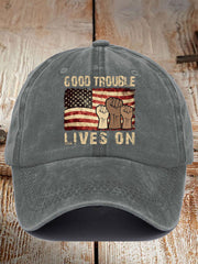 Unisex 8647 FDT Good Trouble Lives On Print Hat
