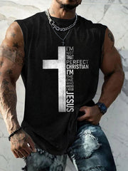 Men's I'm Not That Perfect Christian I'm The One Who Knows I Need Jesus Vest