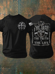 Men's The Truth THe Life The Way Short-sleeved T-shirt