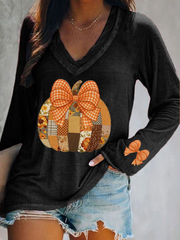 Women's Pumpkin Art Print T-Shirt