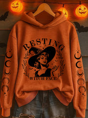Women's Resting Witch Face Regular Sweatshirt
