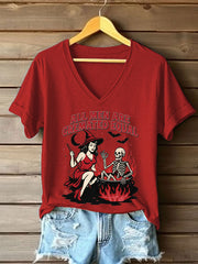 Women's Halloween Feminist T-Shirt