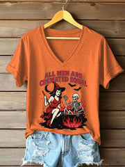 Women's Halloween Feminist T-Shirt