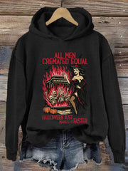 Women's Halloween Feminist Hooded Sweatshirt
