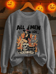 Women's Halloween Feminist Sweatshirt