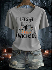 Women's Halloween Iron On Short Sleeve T-Shirt