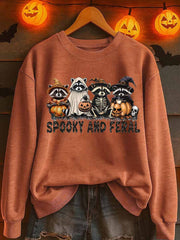 Women's Halloween polyester sweatshirt