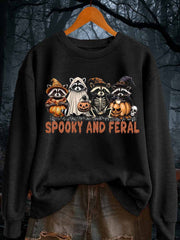 Women's Halloween polyester sweatshirt