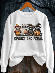 Women's Halloween polyester sweatshirt
