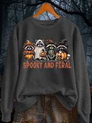 Women's Halloween polyester sweatshirt