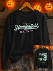 Women's Halloween Haddonfield Printed Sweatshirt