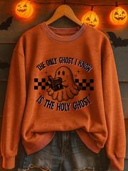 Women's Christian Halloween Print Casual Sweatshirts