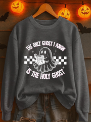 Women's Christian Halloween Print Casual Sweatshirts