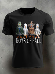 Men's Funny Halloween Horror Printed T-shirt