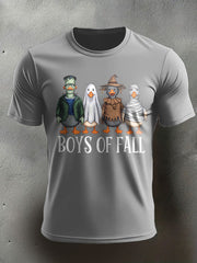 Men's Funny Halloween Horror Printed T-shirt