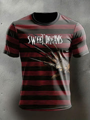 Men's Funny Halloween Horror Printed T-shirt