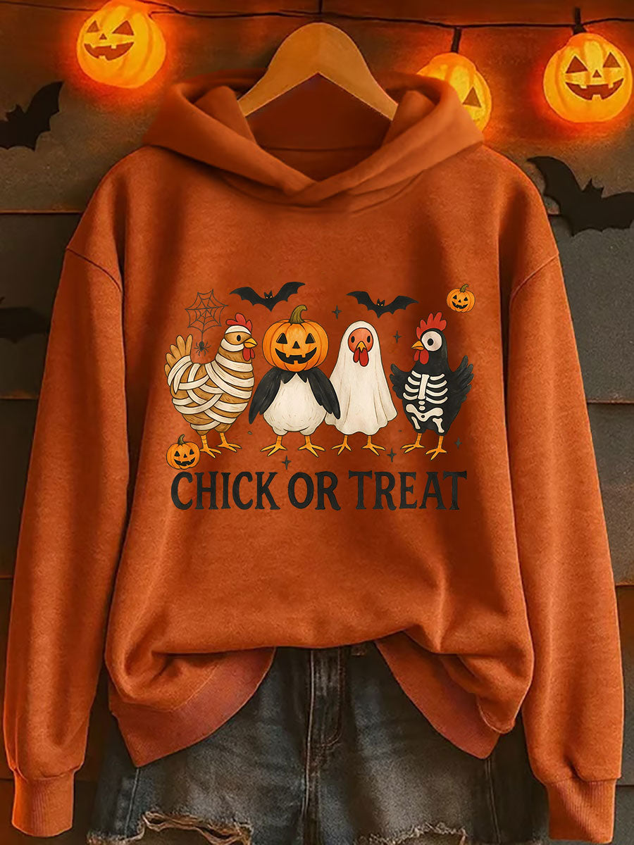 Women's Funny Halloween Hooded Sweatshirt