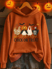 Women's Funny Halloween Hooded Sweatshirt