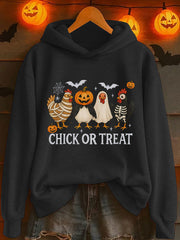 Women's Funny Halloween Hooded Sweatshirt