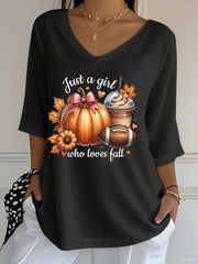 Women's Double Layer Neck Long Sleeve T-Shirt