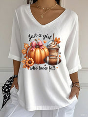 Women's Double Layer Neck Long Sleeve T-Shirt