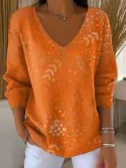 Women's Autumn Printed Casual Top