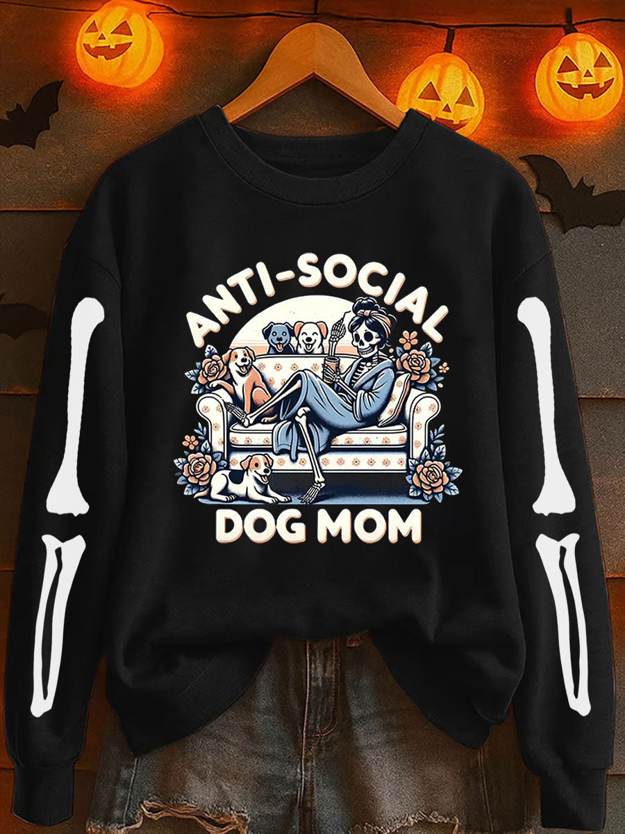 Women's Halloween Printed Sweatshirt