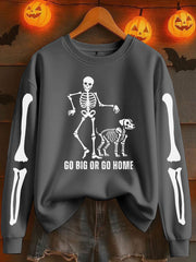 Women's Halloween Printed Sweatshirt