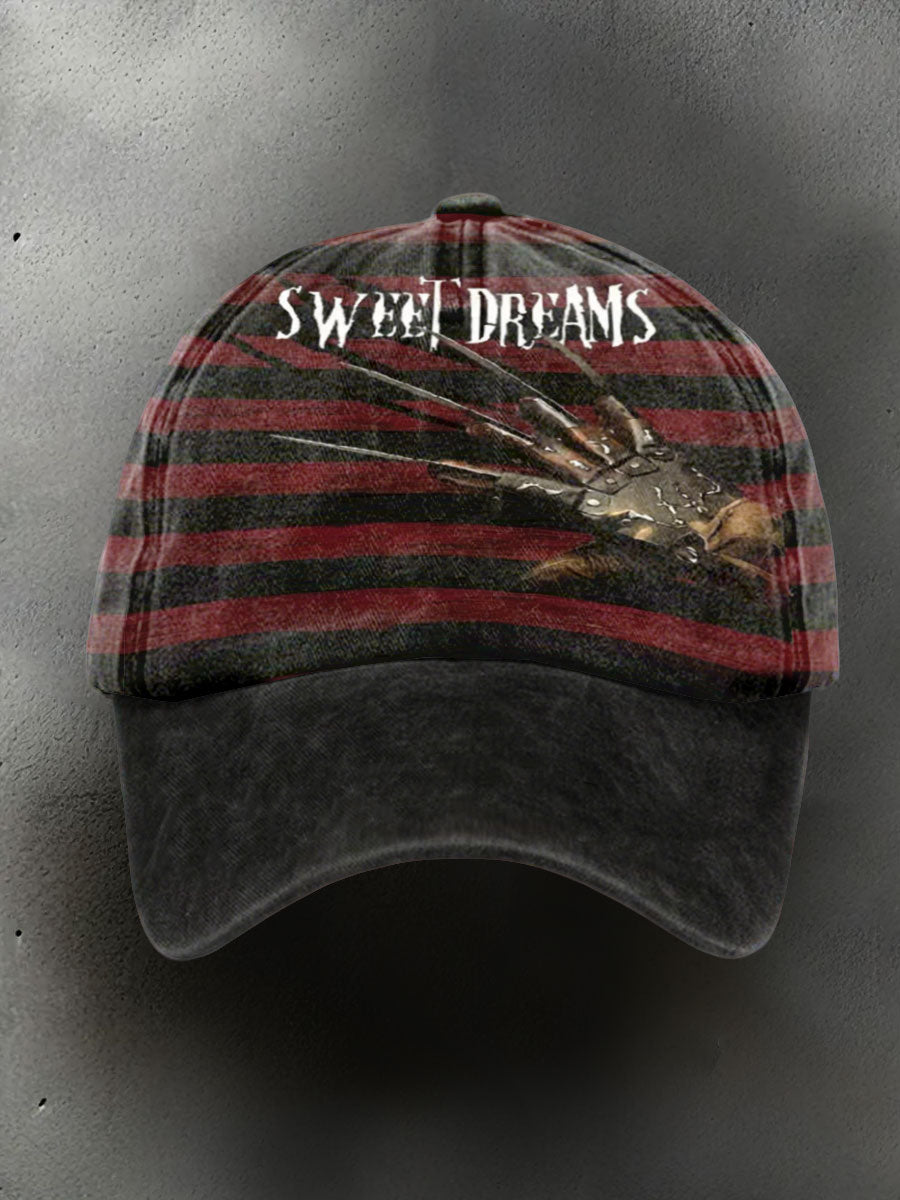 Unisex Halloween Horror Nightmare Printed Hat