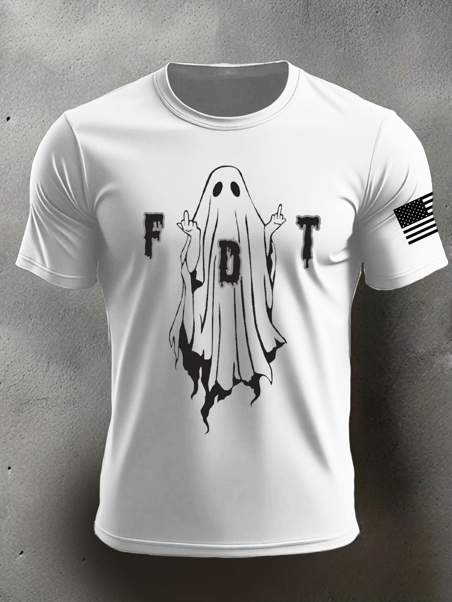 Men's 8647 FDT Halloween Printed T-shirt