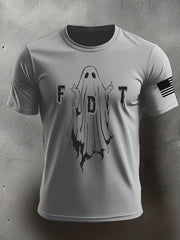 Men's 8647 FDT Halloween Printed T-shirt