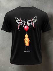 Men's Horror Halloween You'll Float Too Short Sleeve T-shirt