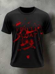 Men's Horror Halloween You'll Float Too Short Sleeve T-shirt
