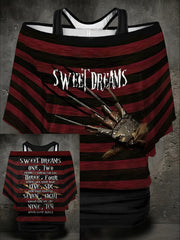 Women's Halloween Horror Sweet Dreams Printed Tops