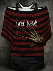 Women's Halloween Horror Sweet Dreams Printed Tops