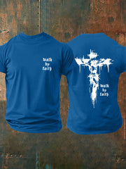 Men's Walk By Faith Print Short-Sleeved T-Shirt