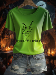 Women's "Resting witch face" printed T-shirt