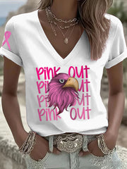 Women's Breast Cancer Awareness Month Football Fans T-shirt