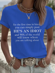 Women's 8647 FDT Printed T-Shirt