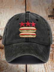 Unisex Funny Sandwich Guy Resist 8647 Printed Hat