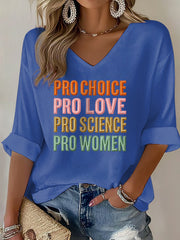 Women's Pro Choice Print Waffle T-shirt